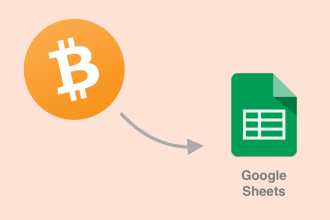 connect bitcoin and cryptocurrencies data to google sheets