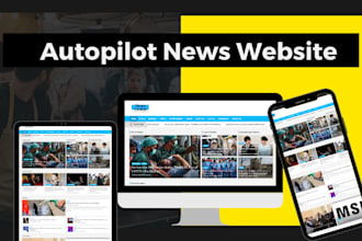 create autopilot auto blogging or wordpress website autoblog