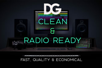clean and make a radio edit of your song