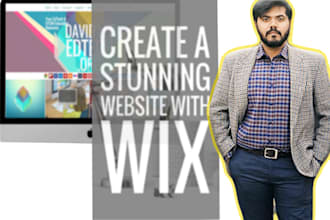 design and develop your wix website or landing page professionally