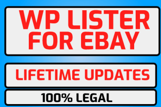 provide wp lister pro for ebay latest version lifetime updates