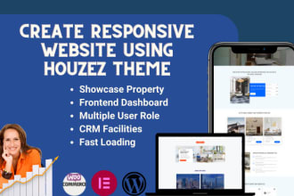 create real estate website using houzez theme