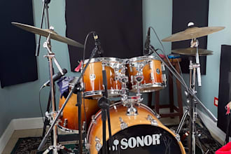 record real drums for your song