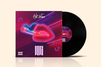 design modern album cover, ep cover or single cover artwork