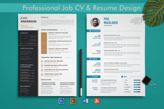 make professional cv design or resume design