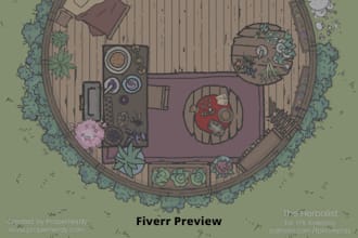 create a custom inn, tavern, or shop map