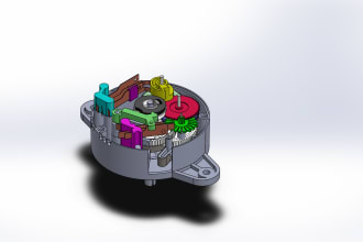 make 3d cad models, 2d mechanical drawing in   solid works, autocad