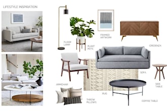 create interior design mood boards