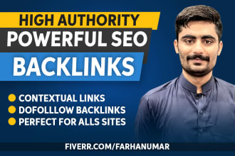 build high quality powerful SEO backlinks