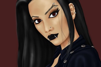 do custom digital painting portraits