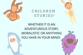 write children stories and books