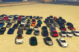 give you 71 merged custom addon cars for fivem