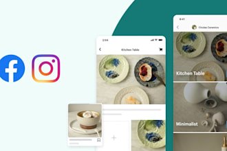 set up facebook shop and catalog, instagram and shopify store