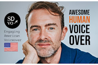 be your american USA english neutral male voiceover narrator