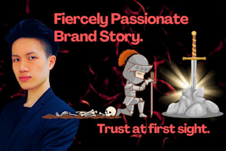 write your brand story and about us