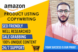 do amazon listing optimization, SEO product listing description with copywriting