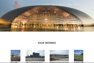 create simple one page website