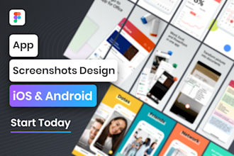 design perfect app screenshots for play store and app store