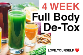 provide you 4 week full body detox plan