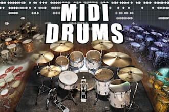 program midi drums for your projects