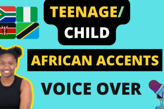 do african children character voiceovers boy or girl