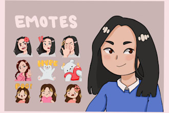 draw twitch or discord emotes and sub badges