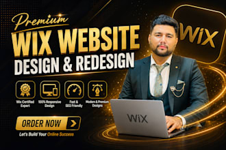 develop wix website design and redesign business wix website