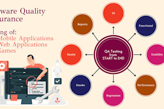do QA testing for mobile apps, web apps, and games with detailed reports