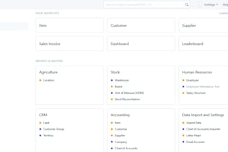 do all level of customization in erpnext from a to z