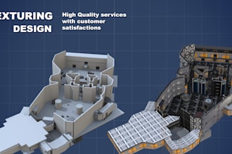 create stunning 3d model and unwrap texture your game asset