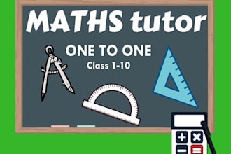 be your online tutor for maths