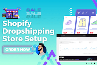 build a latest shopify dropshipping store in 1 day with winning products