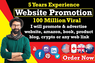 promote and advertise website business amazon book product crypto blog