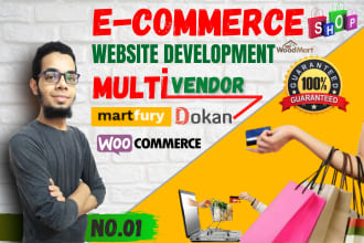 develop wordpress multi vendor ecommerce marketplace website