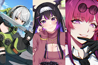 draw anime style fanart and original character