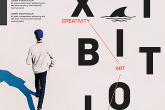 graphic design particular in advertising poster and flyer