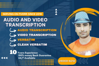 do fast audio and do video flawless transcription