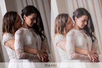 offer batch wedding photo editing