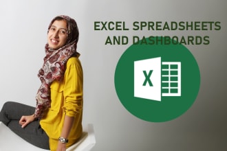make professional excel sheets with formulas and dashboards