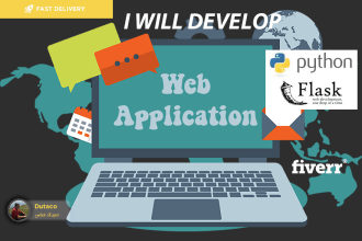 develop python flask web application