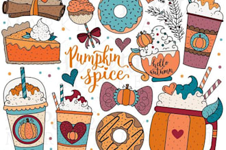create clip art and vector illustrations