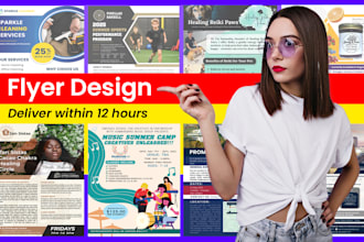 design event flyer club, party flyer business flyer, poster, or magazine ad
