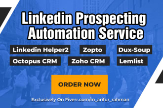 automate your linkedin lead generation and setup email campaign