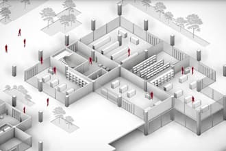 design 3d architectural flour plan