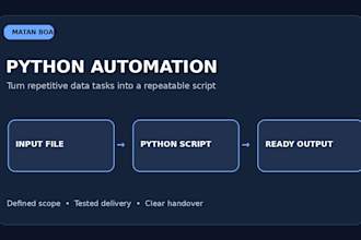 automate a repetitive task with a custom python script
