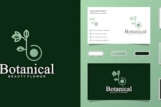 design hand drawn logo and brand style guide