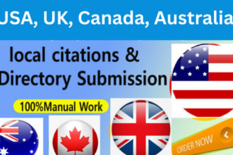 do top 500 local SEO citations for USA,UK, canada,local listing,and google rank