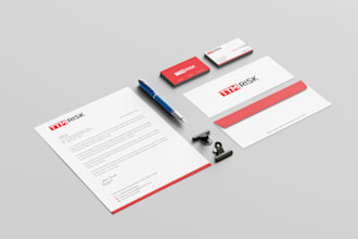 design modern business card stationery letterhead envelope invoice stationary