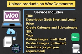 upload any product on your woocommerce store