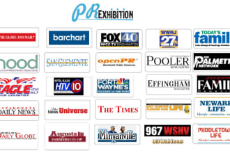 distribute your press release on premium sites and provide a detailed PDF report